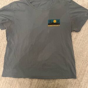 Parks Project Gray Tee with Sun and Cactus Graphic